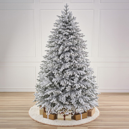 Искусственная елка Версальская заснеженная 240 см, ЛИТАЯ 100% Max Christmas