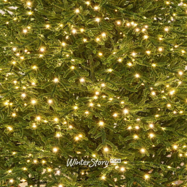 Искусственная елка с лампочками Сиена 285 см, 2530 теплых белых LED ламп, ЛИТАЯ 100% Max Christmas