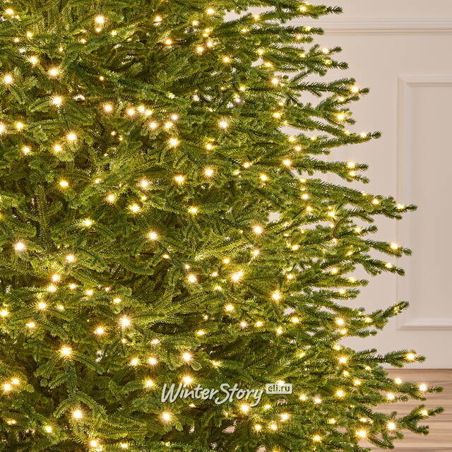 Искусственная елка с лампочками Сиена 285 см, 2530 теплых белых LED ламп, ЛИТАЯ 100% Max Christmas