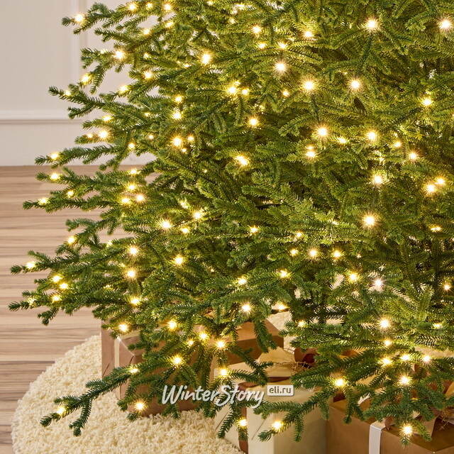 Искусственная елка с лампочками Сиена 285 см, 2530 теплых белых LED ламп, ЛИТАЯ 100% Max Christmas