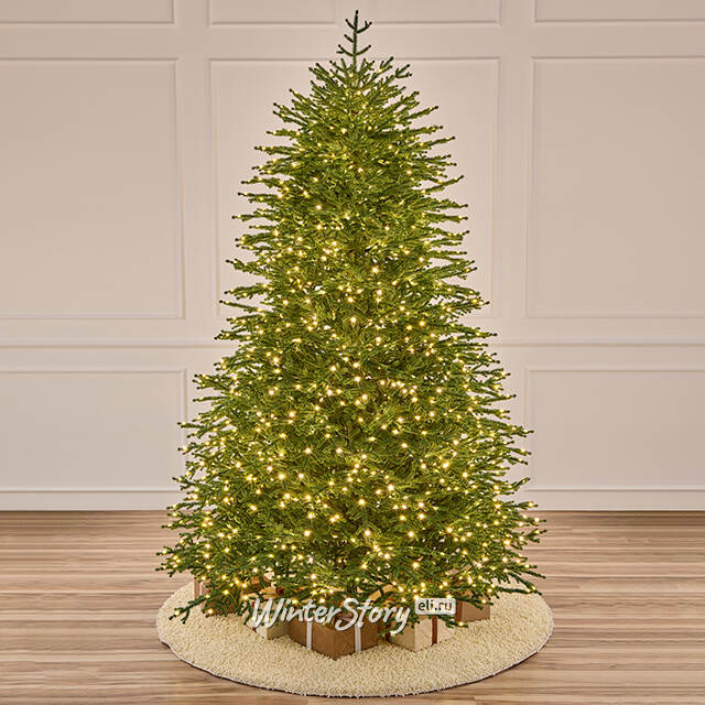 Искусственная елка с лампочками Сиена 285 см, 2530 теплых белых LED ламп, ЛИТАЯ 100% Max Christmas