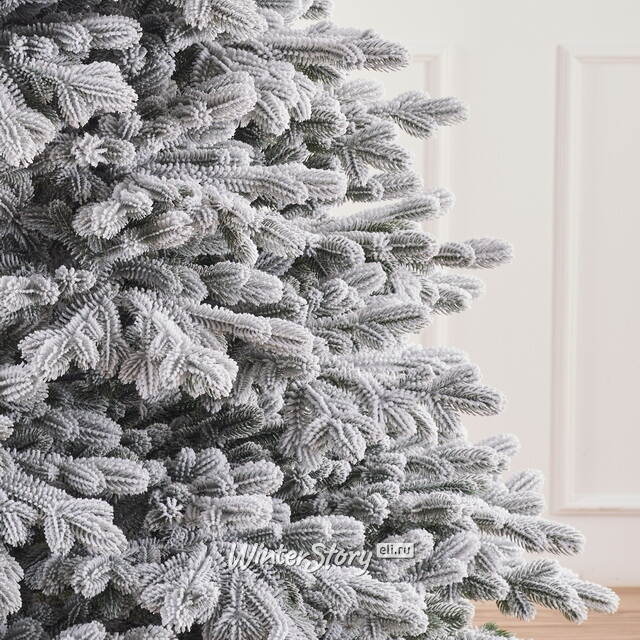 Искусственная елка Византийская заснеженная 240 см, ЛИТАЯ 100% Max Christmas