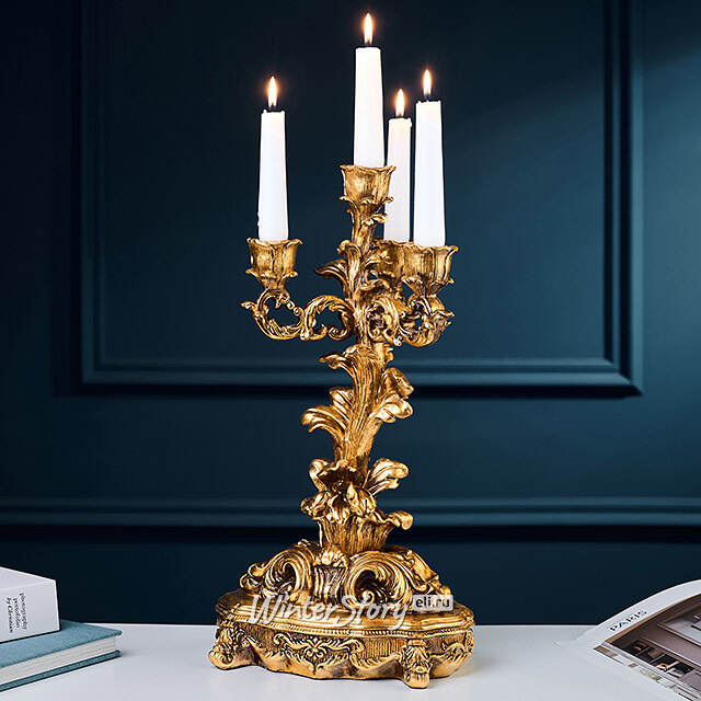 Канделябр на 4 свечи Shadowkeep - Stile Barocco 41 см Goodwill