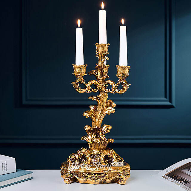 Канделябр на 4 свечи Shadowkeep - Stile Barocco 41 см Goodwill