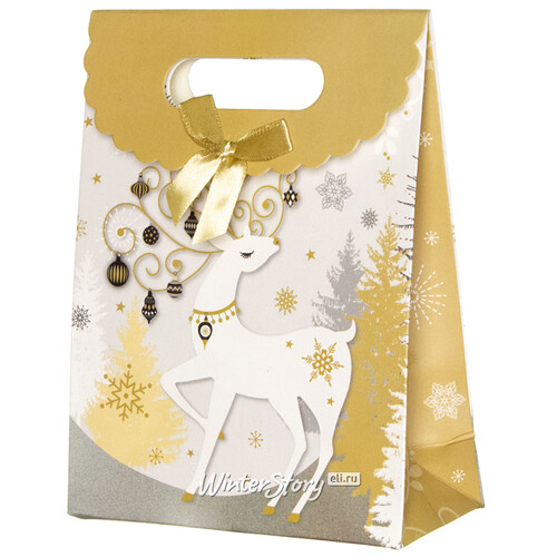 Подарочный пакет Magic Christmas - Волшебный Олень 20*15 см Due Esse Christmas