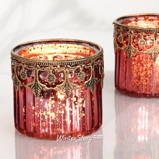 Стеклянный подсвечник стакан Arte e Fiamma - Opera di Luce 8 см Goodwill