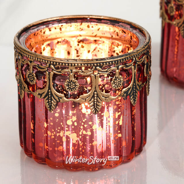 Стеклянный подсвечник стакан Arte e Fiamma - Opera di Luce 8 см Goodwill