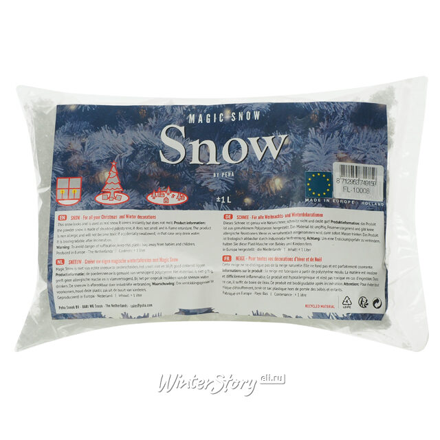 Искусственный cнег Magic Snow - Crystal Flakes 1 л Peha
