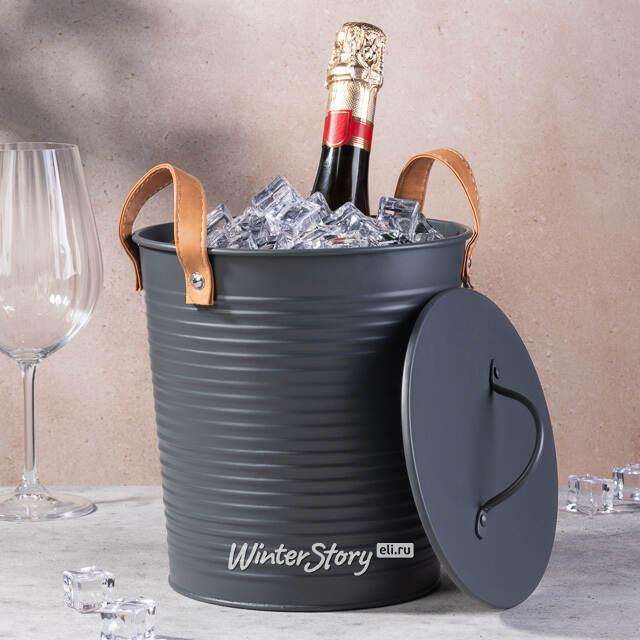 Ведро для льда Кампала 21*20 см черное Koopman (Купман)