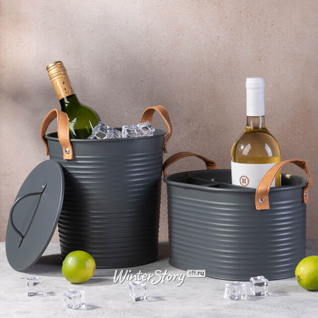 Ведро для льда Кампала 21*20 см черное Koopman (Купман)