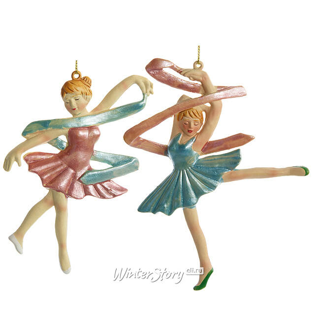 Елочная игрушка Балерина 12 см, подвеска Царь Елка