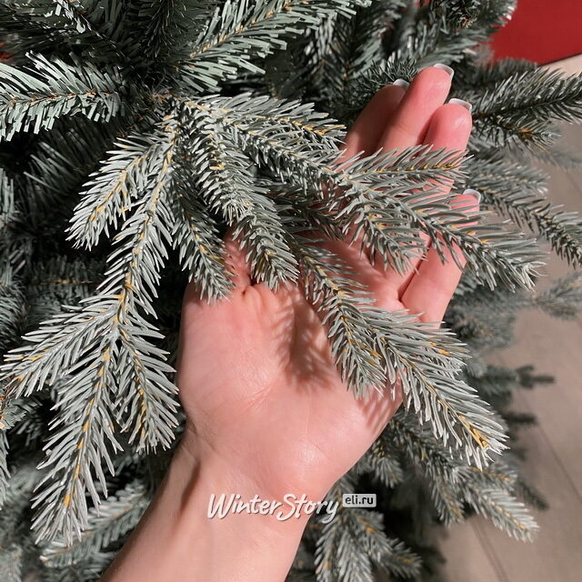 Искусственная голубая елка Гленридж компактная 228 см, ЛИТАЯ + ПВХ National Tree Company