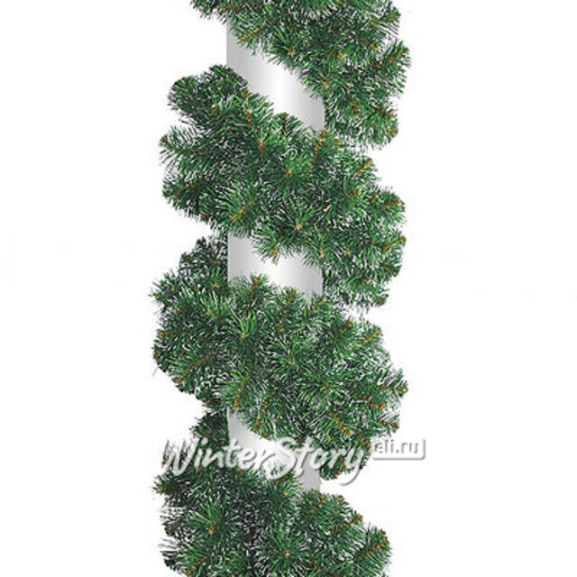 Хвойная гирлянда Снежная 270*25 см, ПВХ MOROZCO