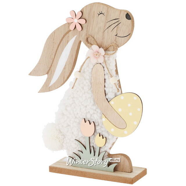 Декоративная фигурка Кролик Глория с Яичком 25*19 см  Koopman