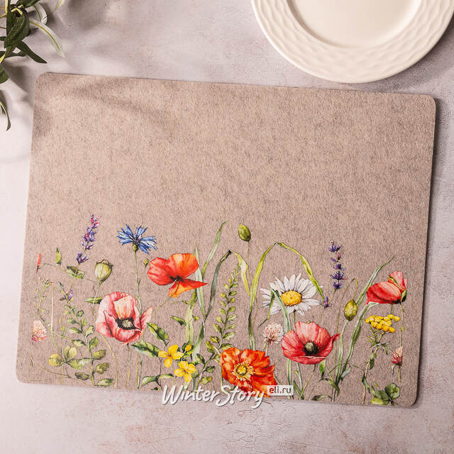 Плейсмат Meadow Field 45*35 см бежевый Koopman