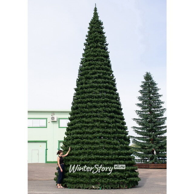 Уличная каркасная елка Испанская 19 м, ПВХ GREEN TREES