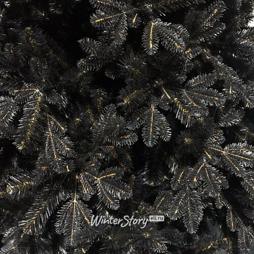 Черная искусственная елка Одри Black 270 см, ЛИТАЯ + ПВХ GREEN TREES