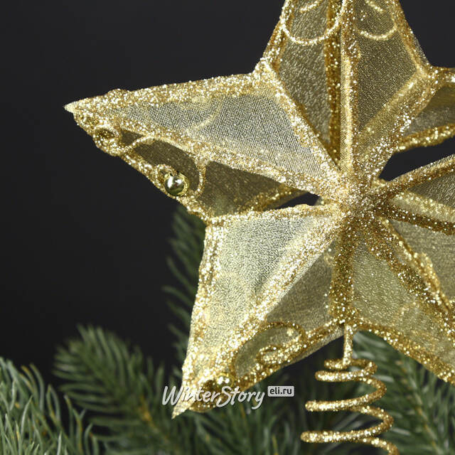 Елочная верхушка Звезда Адара 16 см Kurts Adler