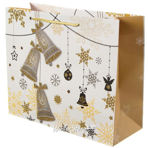 Подарочный пакет Magic Christmas - Колокольчики 31*26 см Due Esse Christmas