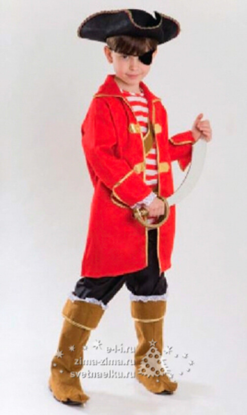 Карнавальный костюм Пират, 7-12 лет Снегурочка