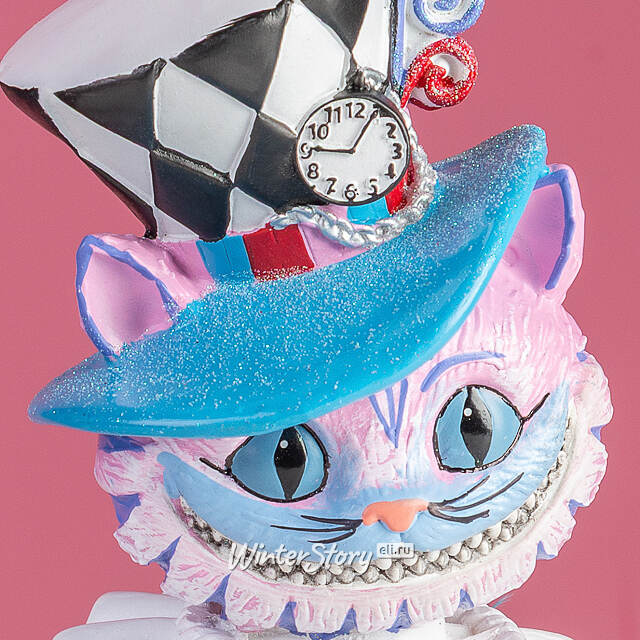 Елочная игрушка Чеширский Кот - Алиса в Стране Чудес 15 см, подвеска Kurts Adler