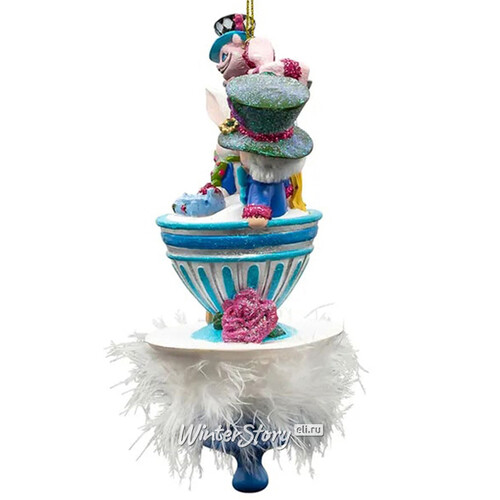 Елочная игрушка Алиса в Стране Чудес: Magique du Chapelier 16 см, подвеска Kurts Adler