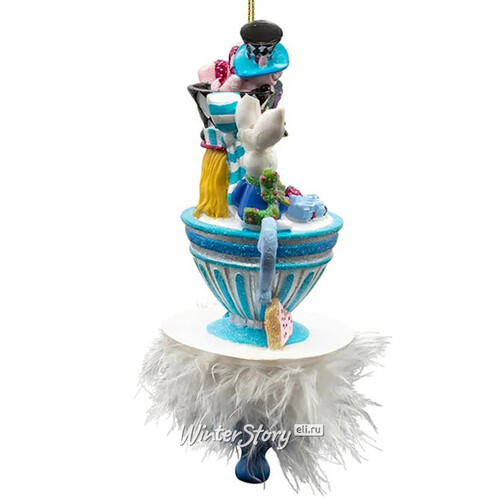 Елочная игрушка Алиса в Стране Чудес: Magique du Chapelier 16 см, подвеска Kurts Adler