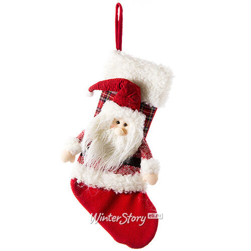 Новогодний носок Волшебник Санта 42 см Holiday Classics