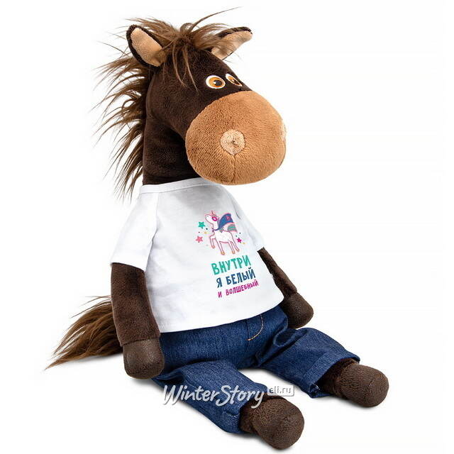 Мягкая игрушка Конь - Рэйв Шелдон 32 см Budi Basa