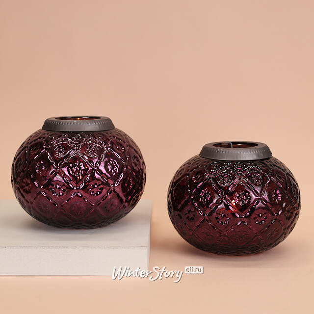 Стеклянный подсвечник Istiklal 15 см Kaemingk