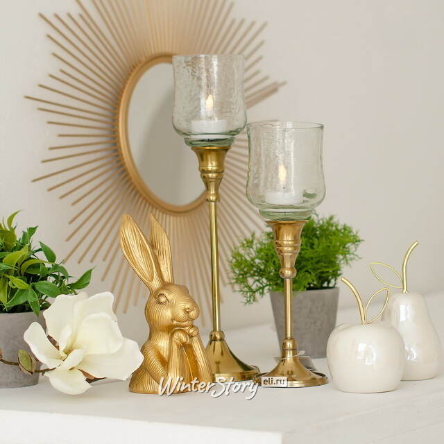 Подсвечник - Бокал Дарлингтон 31 см золотой Koopman