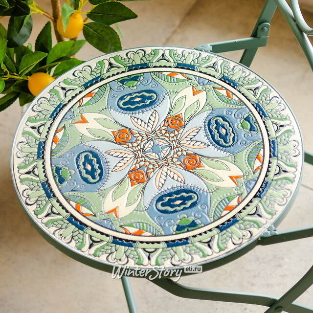 Складной стул с мозаикой Ривьера 93*46*39 см, металл Kaemingk