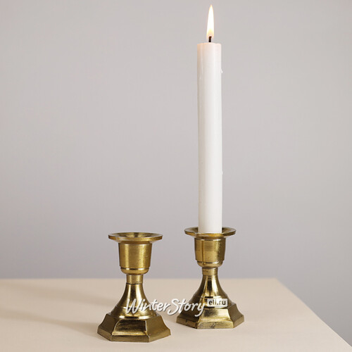 Декоративный подсвечник для 1 свечи Деимус 8 см золотой Koopman