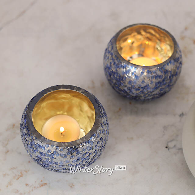 Стеклянный подсвечник Alba su Сomo 8 см Kaemingk (Кейминг)