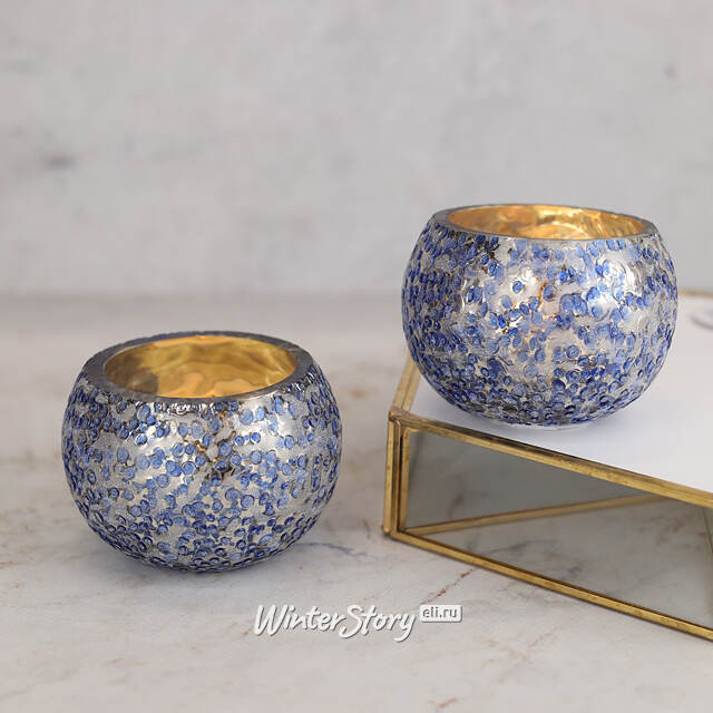 Стеклянный подсвечник Alba su Сomo 8 см Kaemingk (Кейминг)