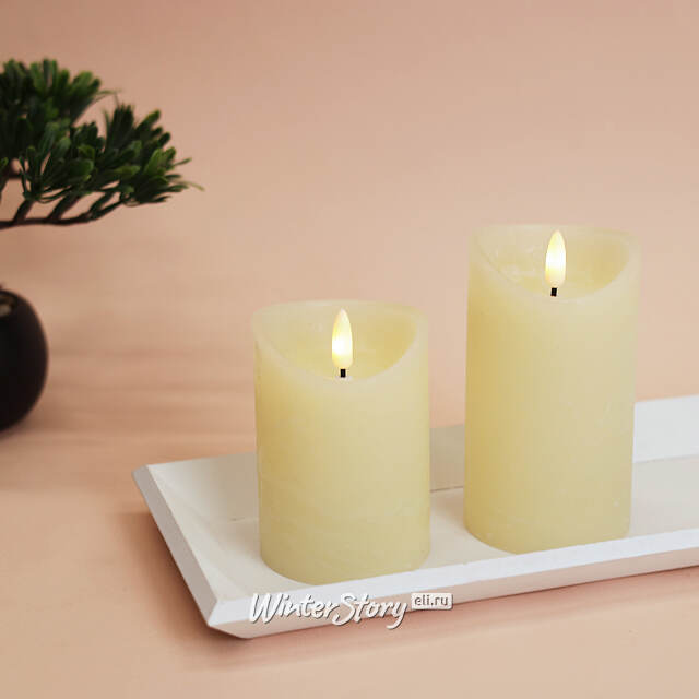 Светодиодная свеча Ромеро 13*7 см, на батарейках Koopman (Купман)