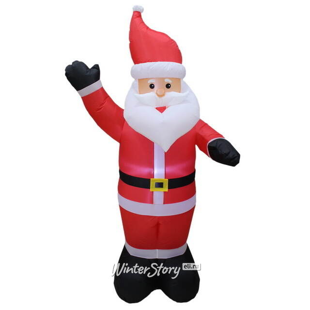 Надувная фигура Весёлый Санта 180 см с подсветкой, IP44 Peha