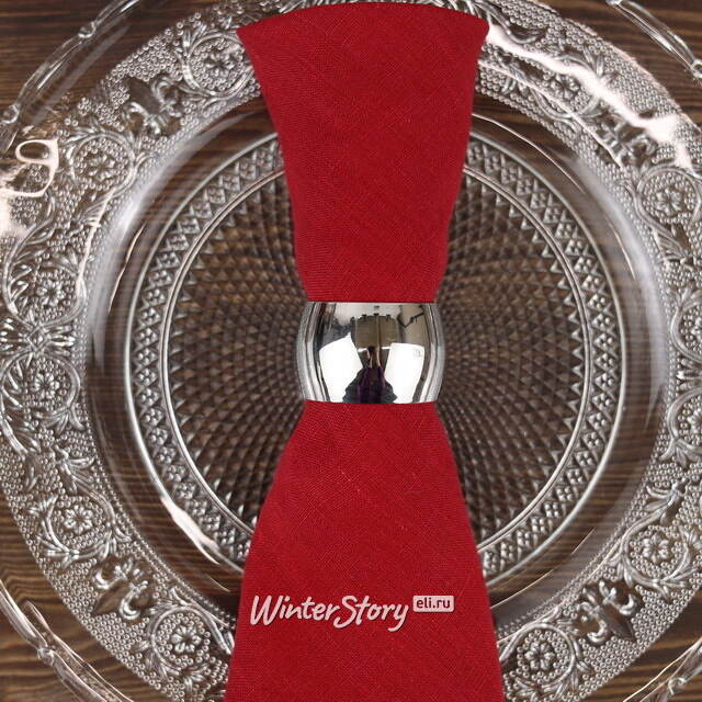 Кольцо для салфеток Классика 4.5 см серебро Koopman