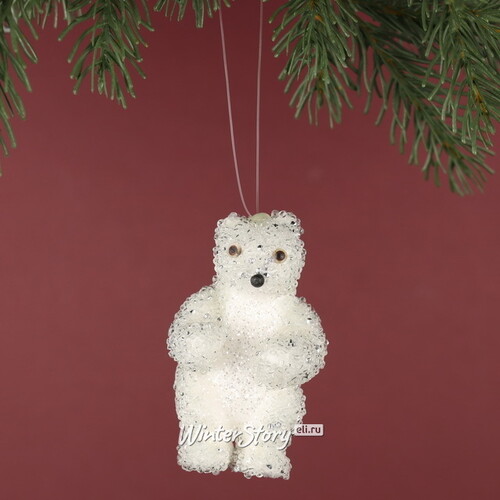 Елочная игрушка Северный Гость Медведь 8.5 см, подвеска Kaemingk