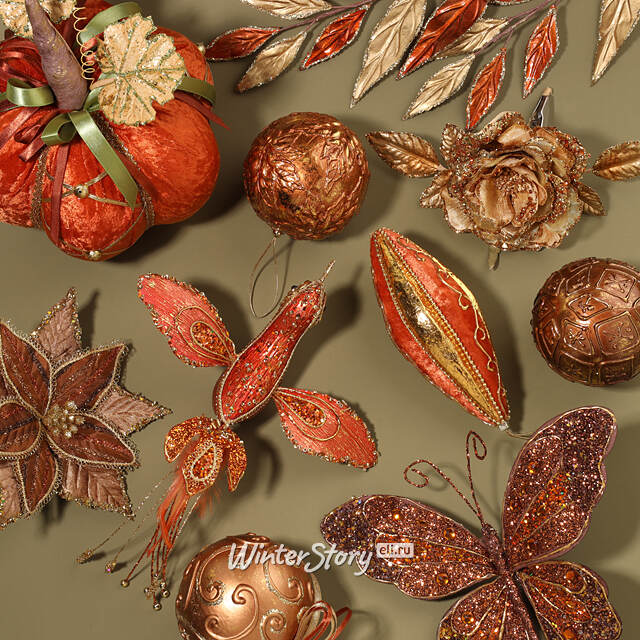 Винтажный елочный шар Pieve-Fociana 8 см Winter Deco