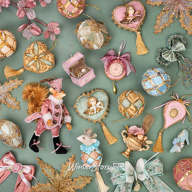 Елочная игрушка Сундук Принцессы Каролины: Monarque 9 см Winter Deco