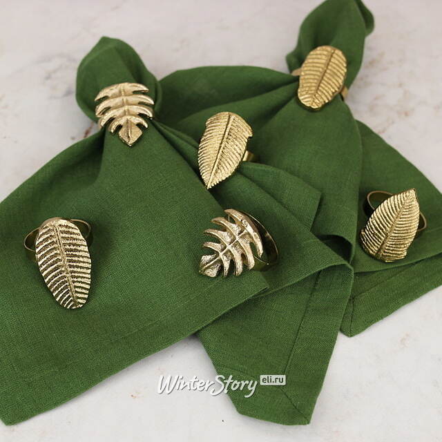 Набор колец для салфеток Тропикана Gold 6 шт Koopman