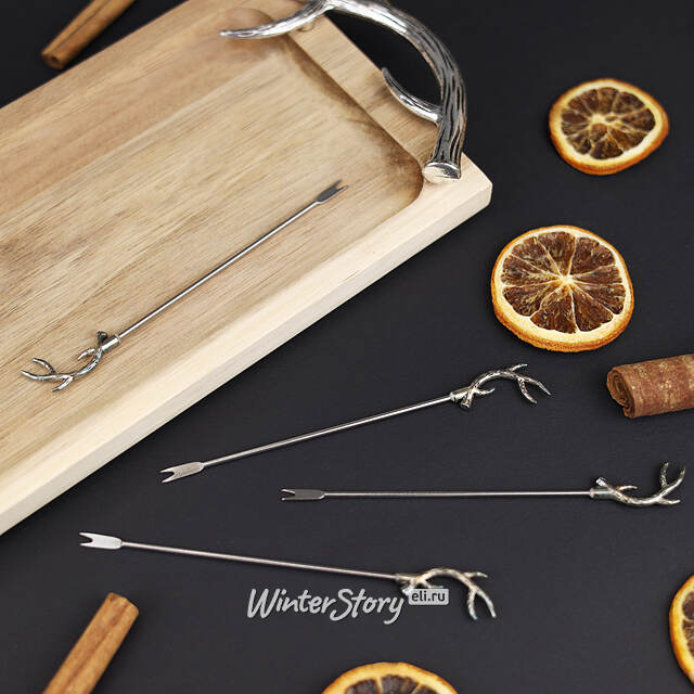 Набор для сервировки закусок Тронхейм: Silver 33 см Kaemingk