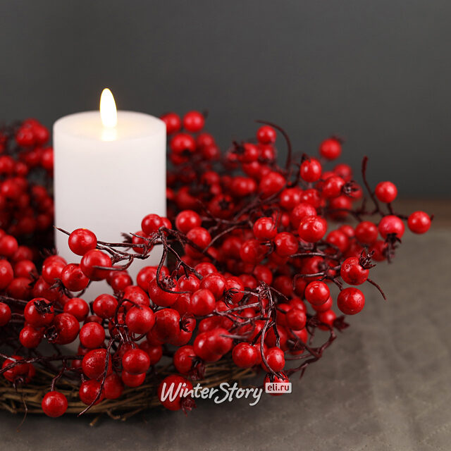 Новогодний венок с ягодами Adelrendy 40 см Edelman