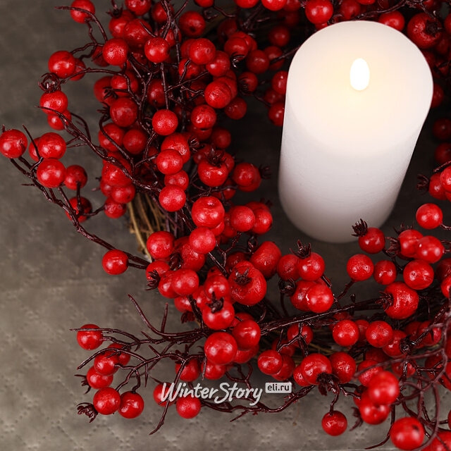 Новогодний венок с ягодами Adelrendy 40 см Edelman