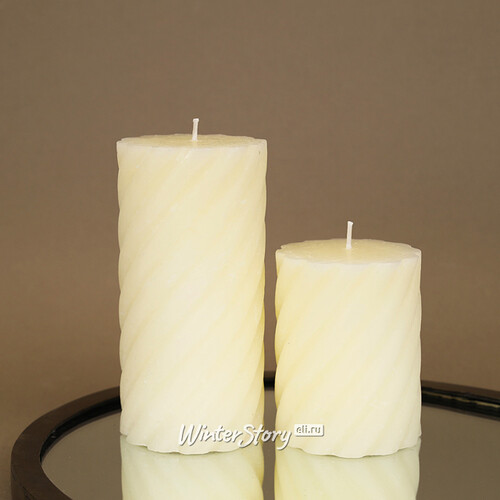 Декоративная свеча Айвори 9*7 см кремовая Koopman