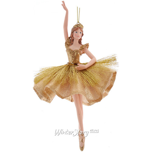 Елочная игрушка Танцовщица Симона - Грандиозный балет Голдблюма 15 см, подвеска Kurts Adler