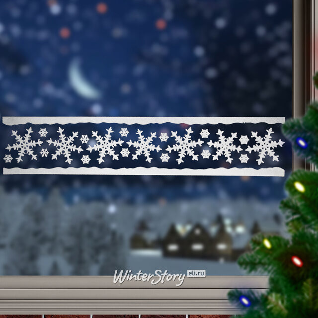 Наклейка для окна Снежный Вихрь 60*13 см Peha