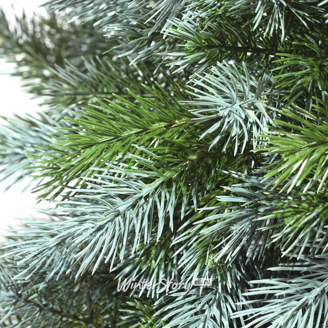 Искусственная елка на ножке Жаклин 150 см зелено-голубая, ЛИТАЯ 100% ElkaDe