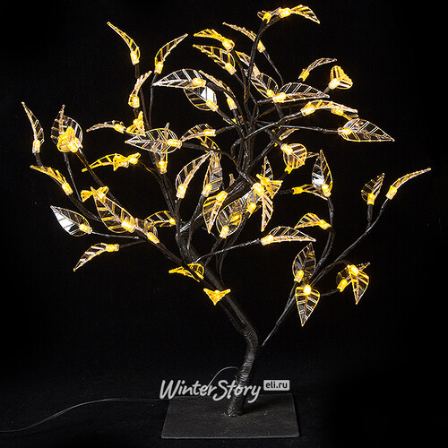 Светодиодное дерево Глориоза Ланвин 45 см, 64 желтых LED ламп, IP20 BEAUTY LED